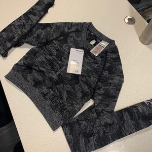 Gymshark Camo Seamless Crop